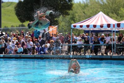 Walnut Creek Aquanuts Synchronized Swimming Gold Medalists