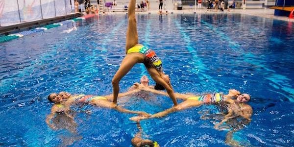 USA Wins Gold with Aquamaids in Team at  Synchro America Open 