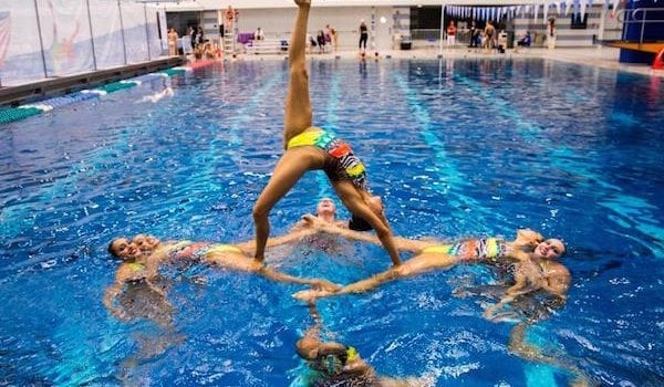 USA Wins Gold with Aquamaids in Team at  Synchro America Open 