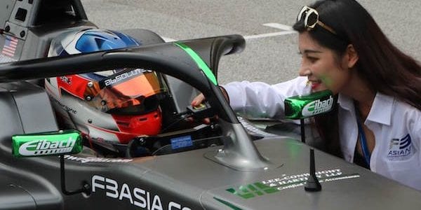 Jaden Conwright in Formula 3 Championship Drivers Seat