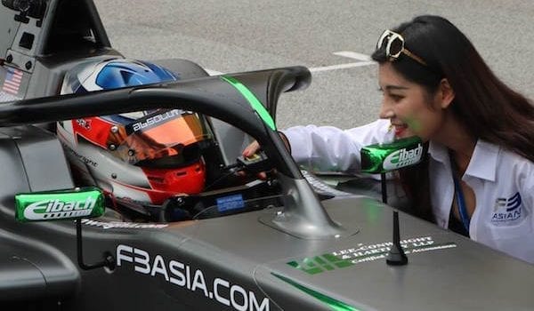 Jaden Conwright in Formula 3 Championship Drivers Seat
