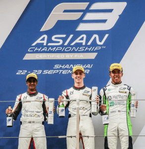Jaden - Asian F3 Race 9 Podium Finish