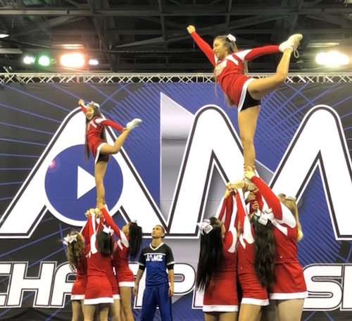 California Interscholastic Federation (CIF) recognized Cheerleading as a competitive high school sport