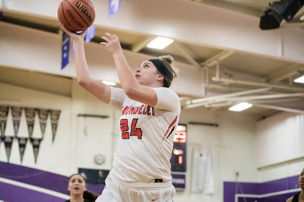 Ali Bamberger, the Cougars 6-foot-3 post player, posted a dominant double-double for Carondelet girls basketball