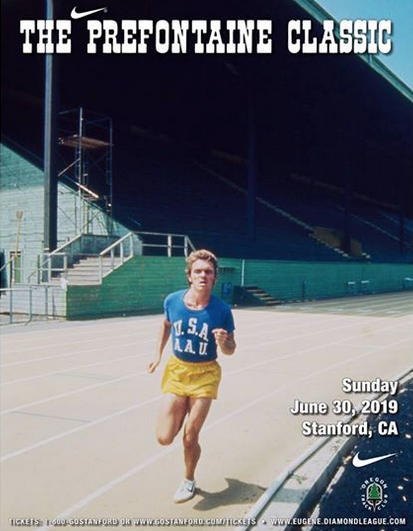 Prefontaine Classic Poster, held at Stanford University