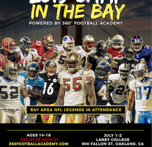 Hannibal Navies “Spectators FREE” Football Camp in the Bay July 1-2