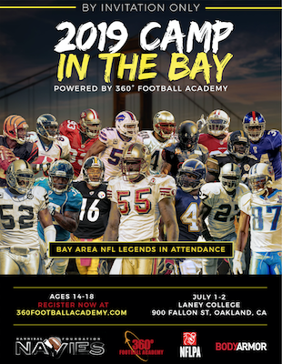 Navies Foundation Training Day in the Bay” football camp COMBINE PREP & SPORTS PERFORMANCE TRAINING