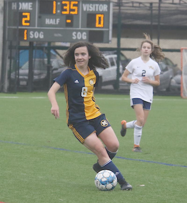 Sophie Jones become Menlo School-Atherton's first Gatorade State Player Of The Year winner in the 34-year history of the awards. The senior midfielder led the Knights to a 20-2-2 record and a Central Coast Section Div. I championship