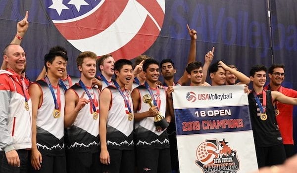 Mountain View Volleyball Club: 18U Boys Net National Title