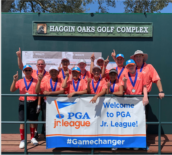 The San Ramon All-Stars (a co-ed team of junior golfers, ages 13 and under) won the Nor Cal PGA Jr. League Section Championship