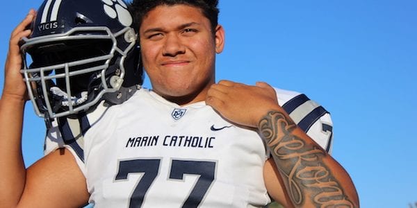 Jamar Sekona: Marin Catholic Football’s Terror In The Trenches