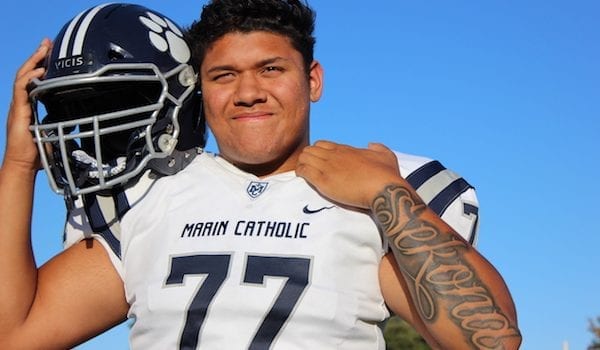 Jamar Sekona: Marin Catholic Football’s Terror In The Trenches