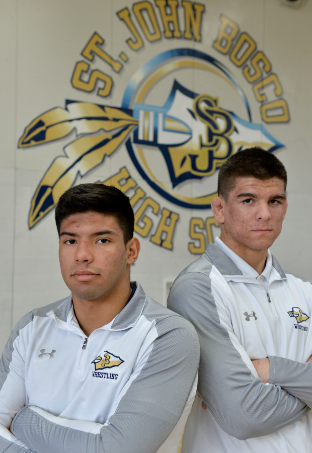 Sonny Santiago & Nathan Haas – St. John Bosco high school wrestling