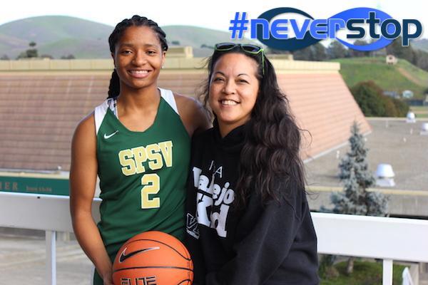 Tameiya Sadler, Coach Walker, Nadine Walker, St. Patrick-St. Vincent