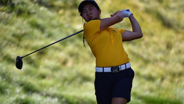Cal Women's Golf, Sophomore Katherine Zhu. (High School: The Harker School), San Jose at the 54th California Women's Amateur