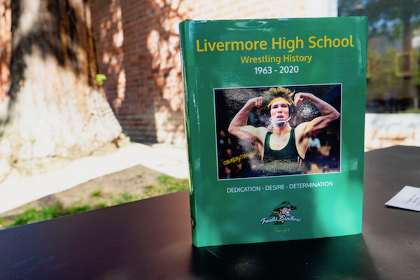 our new book (a yearbook actually covering 1963 to current) that my brother, Aaron and I created on the history of our alma mater, Livermore High School wrestling.