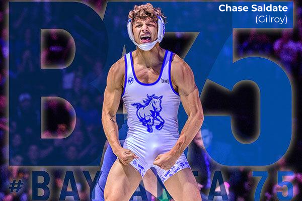 Bay Area 75 Rankings, Chase Saldate, Gilroy, Wrestling