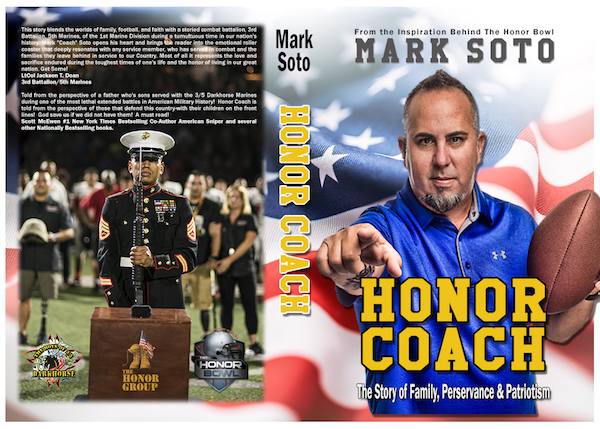 Mark Soto, Honor Coach, Book, Football, Military