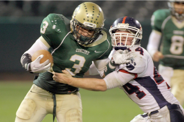 Alec Pica, Concord, Rancho Cotate, Football