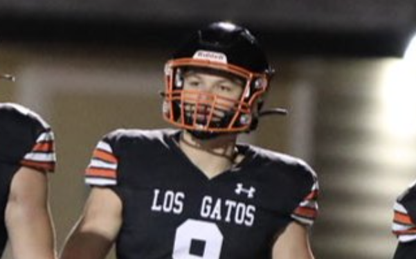 High school football: Los Gatos senior Adam Garwood carries ball