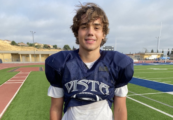 Tyler Peterson, Vista del Lago, Football