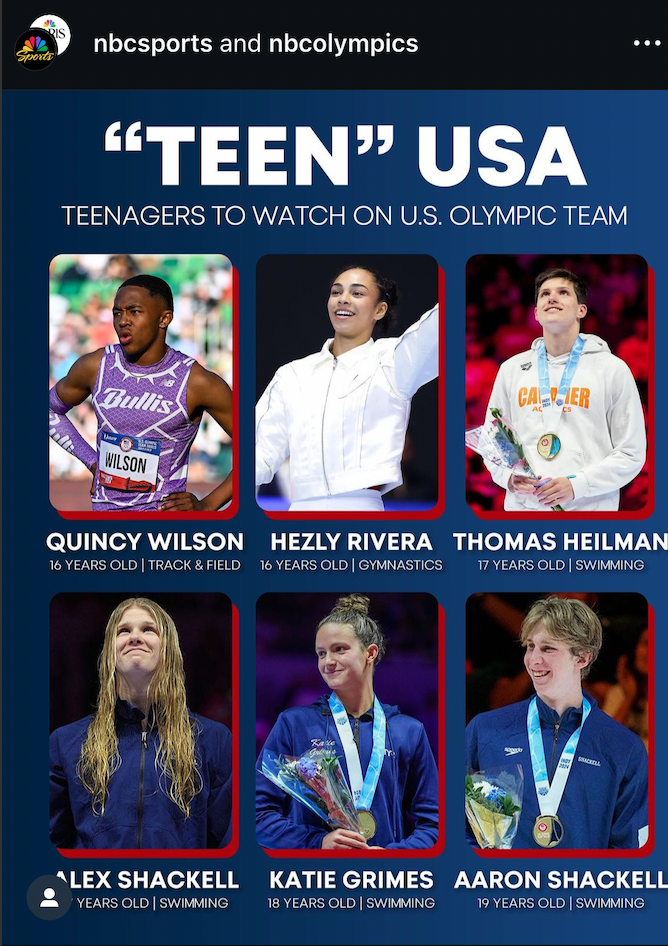 teen usa athletes