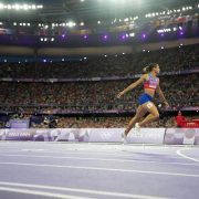 Sydney McLaughlin-Levrone Wins 400mH Olympic Gold Wearing New Balance Spikes