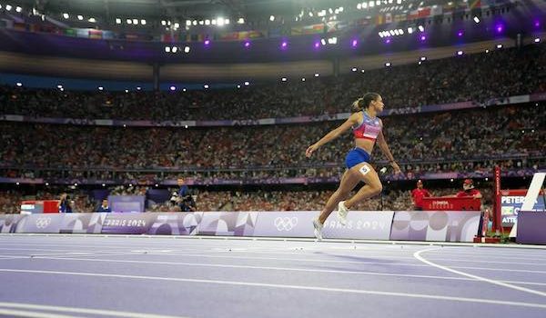 Sydney McLaughlin-Levrone Wins 400mH Olympic Gold Wearing New Balance Spikes