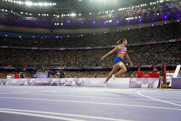 Sydney McLaughlin-Levrone Wins 400mH Olympic Gold Wearing New Balance Spikes