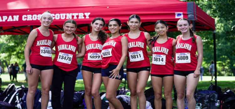 Manalapan Braves Sweep Top Three Girls 5k Spots at A-North Championships