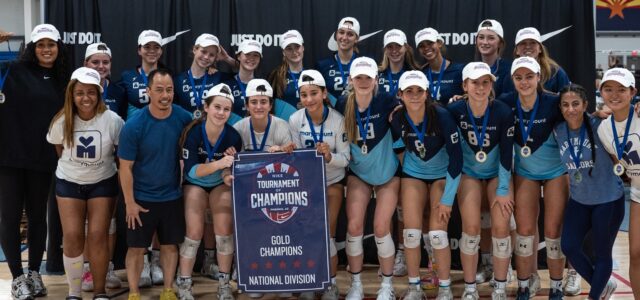 Marymount girls volleyball grabs another National Division Gold Bracket title at Nike Tournament of Champions