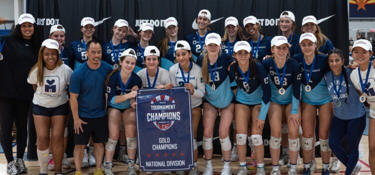 Marymount girls volleyball grabs another National Division Gold Bracket title at Nike Tournament of Champions