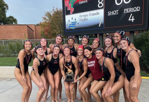 Sacred Heart Prep girls water polo steps up on defense against Arroyo Grande to secure title repeat at NorCal Invitational