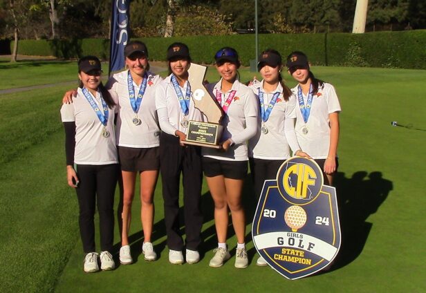 Torrey Pines captures state record sixth girls golf title, Palos Verdes freshman Rina Kawasaki prevails in playoff