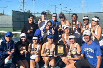 Los Altos outlasts Menlo School for third time this season to win first Northern California regional girls tennis title