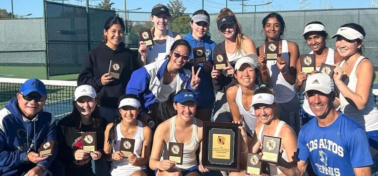 Los Altos outlasts Menlo School for third time this season to win first Northern California regional girls tennis title