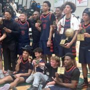 Eastvale Roosevelt boys basketball outlasts St. John Bosco 56-55 in overtime to repeat as The Classic at Damien Platinum Division champion