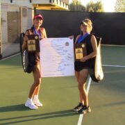 Orange Lutheran freshman Sophie Suh secures Southern Section singles title, Cassie Blakey and Stella Simpson-Morgan of Palos Verdes rally to capture doubles crown