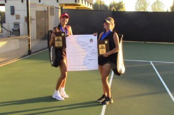 Orange Lutheran freshman Sophie Suh secures Southern Section singles title, Cassie Blakey and Stella Simpson-Morgan of Palos Verdes rally to capture doubles crown