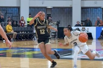 Late run by Morris Catholic results in back-to-back losses for Archbishop Mitty girls basketball team at Hoophall Classic