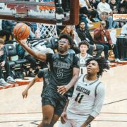 Bryce James leads Sierra Canyon boys basketball team to victory against Grayson at Hoophall Classic; Tounde Yessoufou guides Santa Maria St. Joseph to win