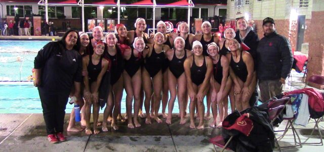 Kyla Pranajaya, Jailynn Robinson come up with clutch blocks against Mater Dei to lift Orange Lutheran girls water polo team to third consecutive Trinity League title