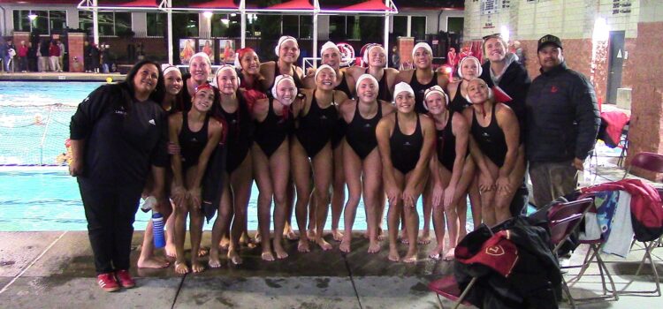 Kyla Pranajaya, Jailynn Robinson come up with clutch blocks against Mater Dei to lift Orange Lutheran girls water polo team to third consecutive Trinity League title