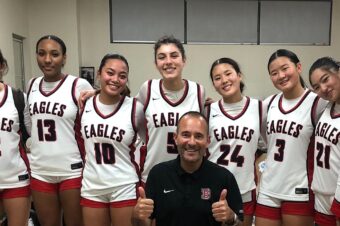 Balanced Brentwood attack results in all five starters scoring in double figures in first-round win against Heritage in CIF-Southern Section Division 1 girls basketball playoffs