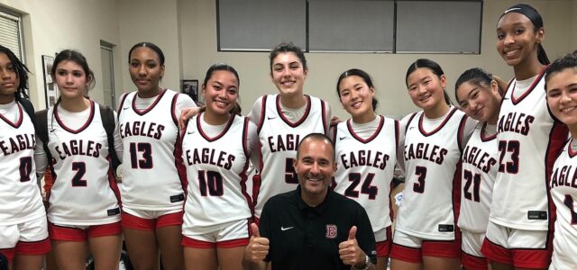 Balanced Brentwood attack results in all five starters scoring in double figures in first-round win against Heritage in CIF-Southern Section Division 1 girls basketball playoffs