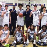 Brentwood boys basketball team survives another clutch shot from Louis Bond, edging Windward in overtime to secure first league title since 2013