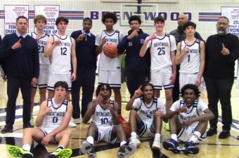 Brentwood boys basketball team survives another clutch shot from Louis Bond, edging Windward in overtime to secure first league title since 2013