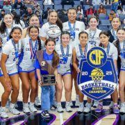 Caruthers girls basketball team honors former assistant coach Larry Trigueiro with third state title in seven years, defeating Rancho Bernardo for first Division 2 crown