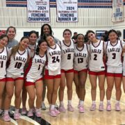 Brentwood girls basketball team wins state playoff opener for fourth consecutive year, relying on big fourth-quarter run to knock off La Jolla Country Day in Division 1 showdown