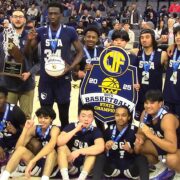 San Gabriel Academy boys basketball team survives chaotic final minute against The King’s Academy to win first Division 3 state championship